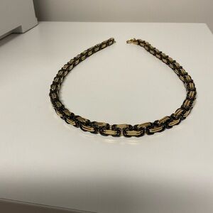 Stainless Steel Two Coloured Necklace